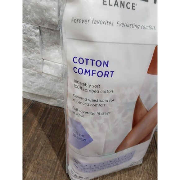 Jockey Womens Underwear Elance French Cut 3 Pack Underwear 100% Cotton Sz 10 3XL - Picture 7 of 8